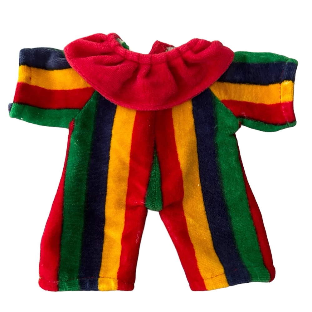 1993 TY Beanie Baby Piccadilly Clown Bear Outfit
